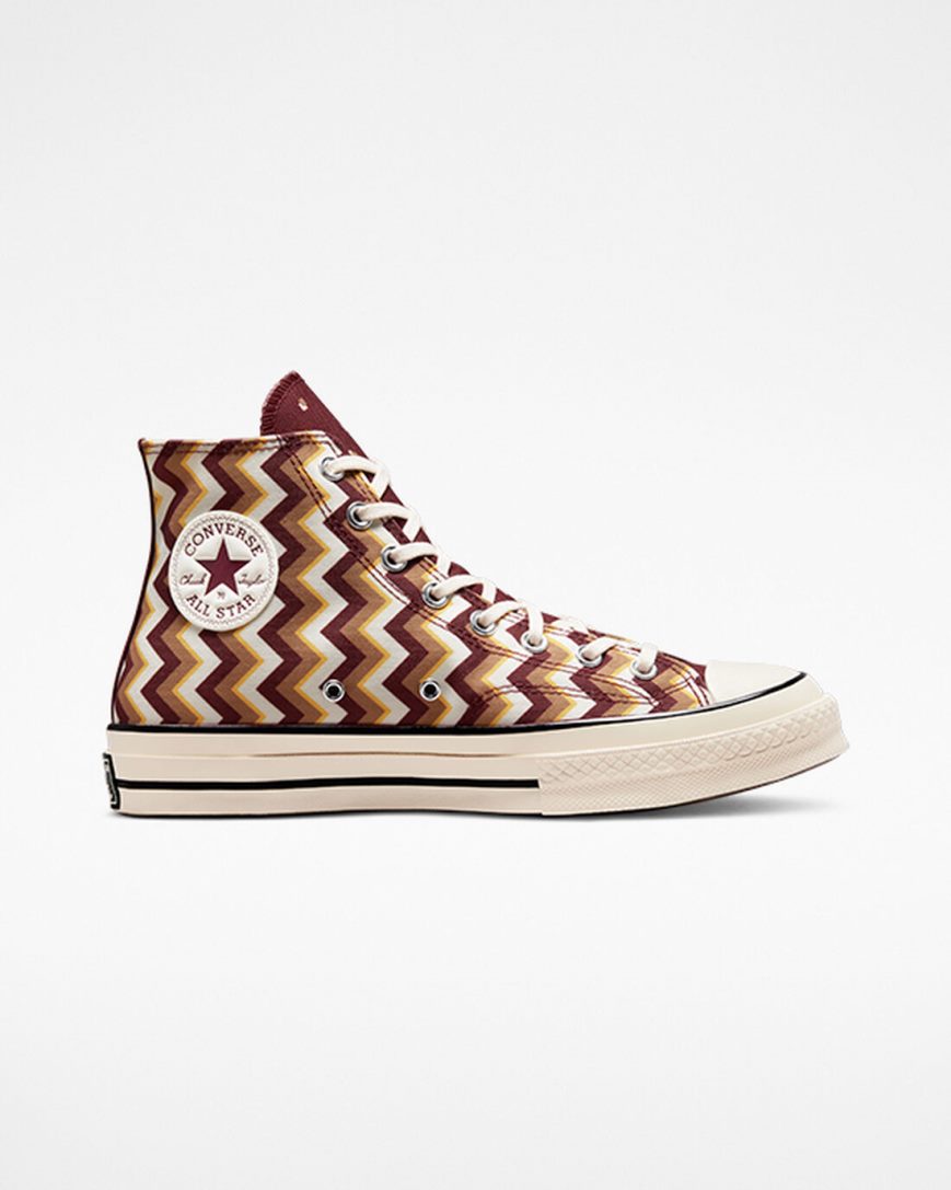 Converse Chuck 70 Twisted Classics Høye Sko Dame Mørke Rød Mørke | 485UWLCHJ