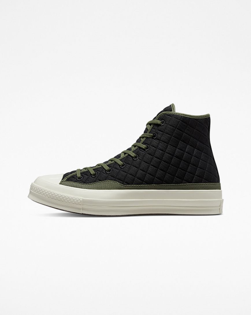 Converse Chuck 70 Vattert Høye Sko Dame Svarte | 093AQRGPZ