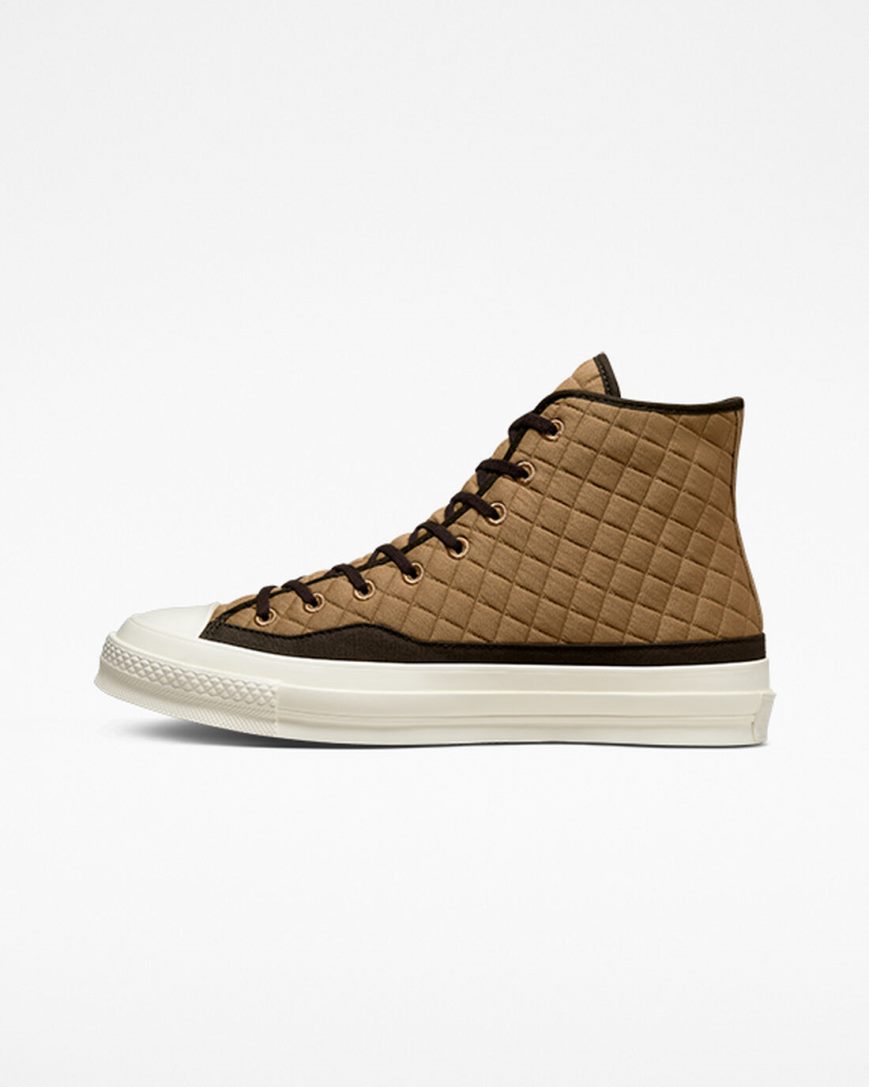 Converse Chuck 70 Vattert Høye Sko Dame Brune Svarte | 628UWRKFE