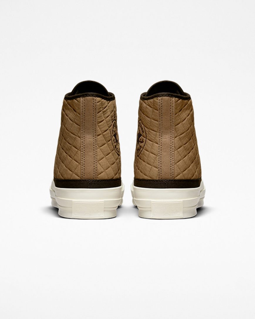 Converse Chuck 70 Vattert Høye Sko Dame Brune Svarte | 628UWRKFE