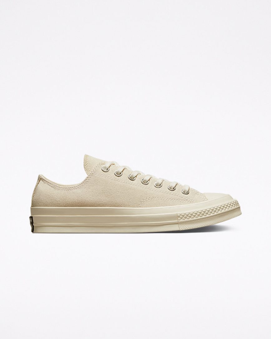Converse Chuck 70 Vintage Canvas Lave Sko Herre Beige Svarte | 219HJIRDY