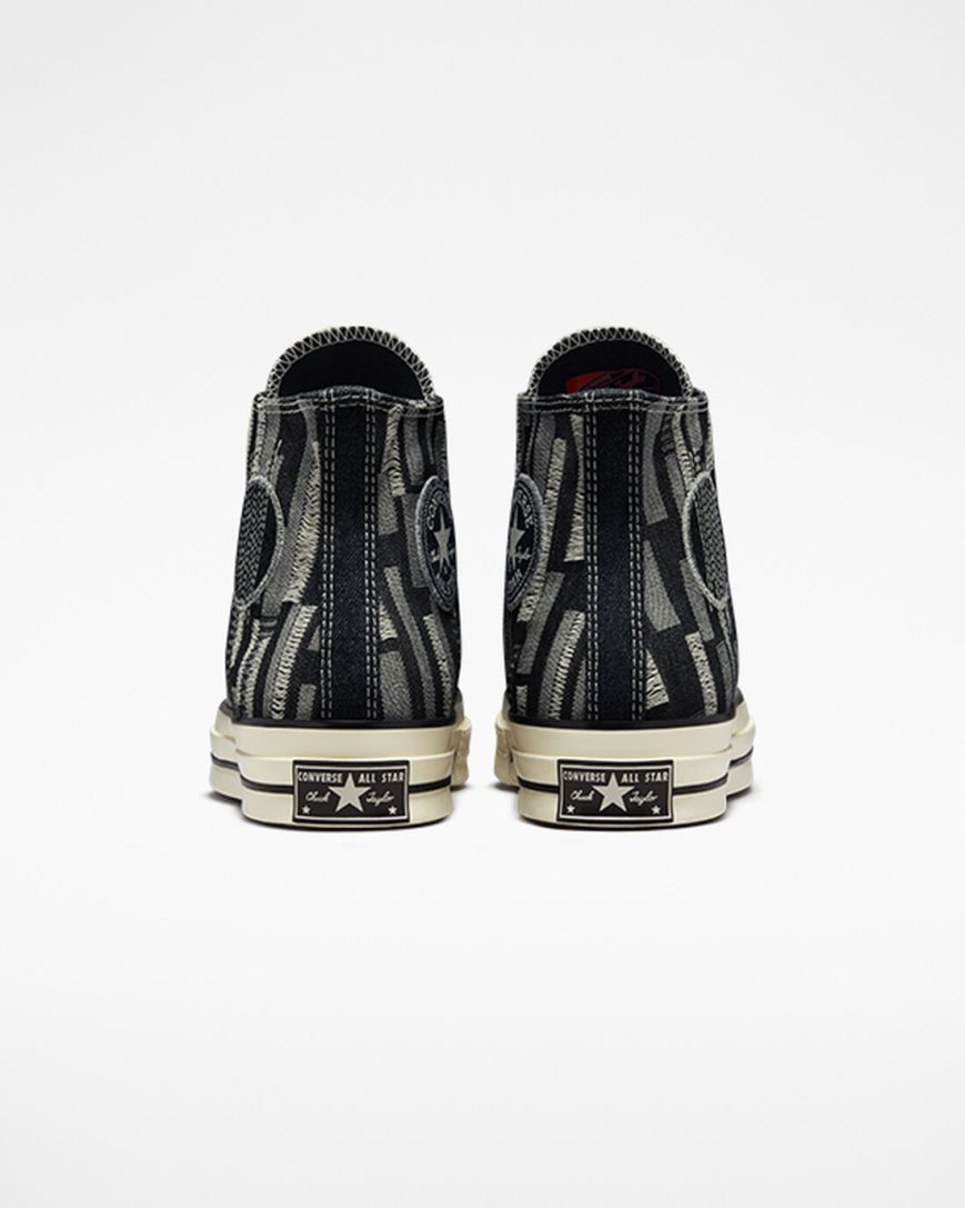 Converse Chuck 70 Workwear Denim Høye Sko Herre Obsidian Svarte | 085PRVXMS