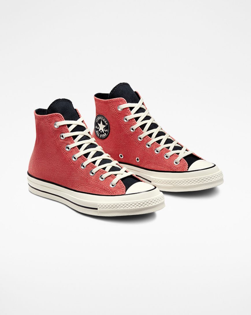 Converse Chuck 70 Workwear Høye Sko Herre Rød Svarte | 214AQBPHK
