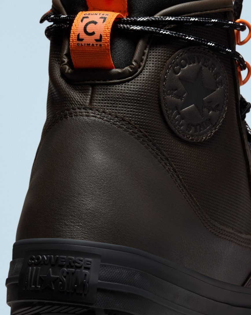 Converse Chuck Taylor All Star All Terrain Counter Climate Høye Vinterstøvler Herre Brune Brune | 627RUOLYE