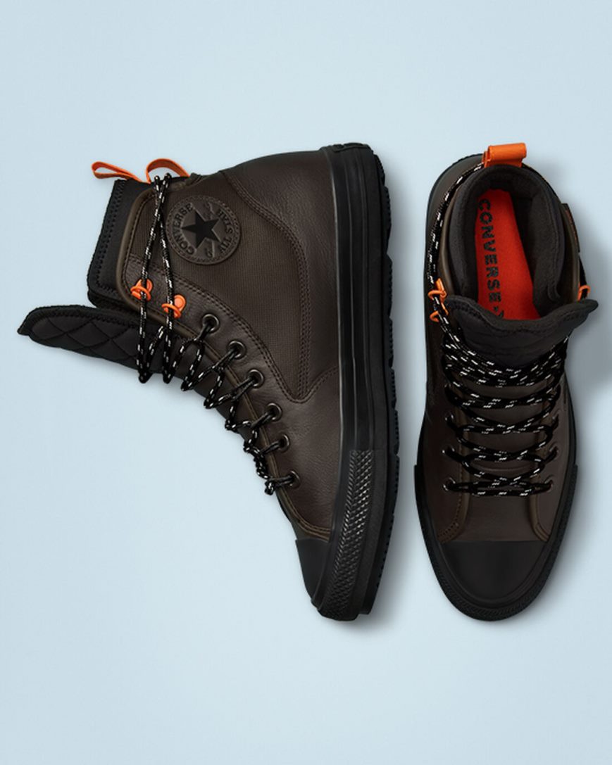 Converse Chuck Taylor All Star All Terrain Counter Climate Høye Vinterstøvler Herre Brune Brune | 627RUOLYE