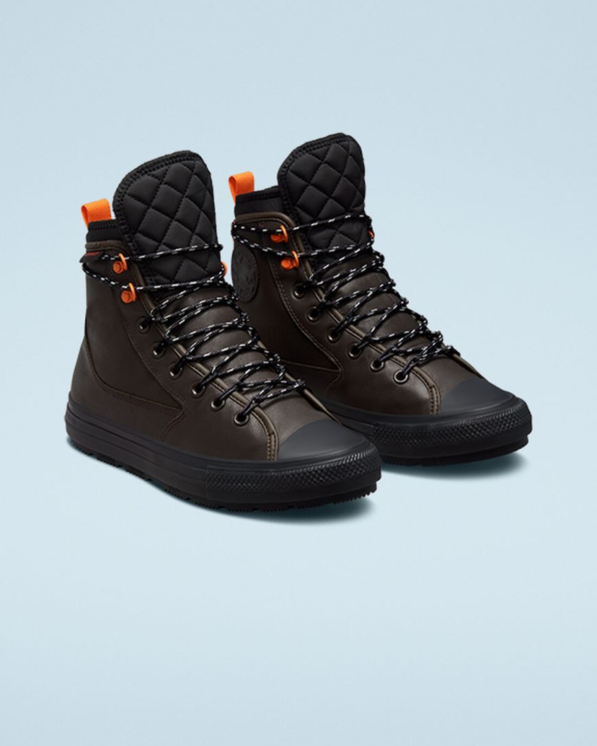 Converse Chuck Taylor All Star All Terrain Counter Climate Høye Vinterstøvler Herre Brune Brune | 627RUOLYE