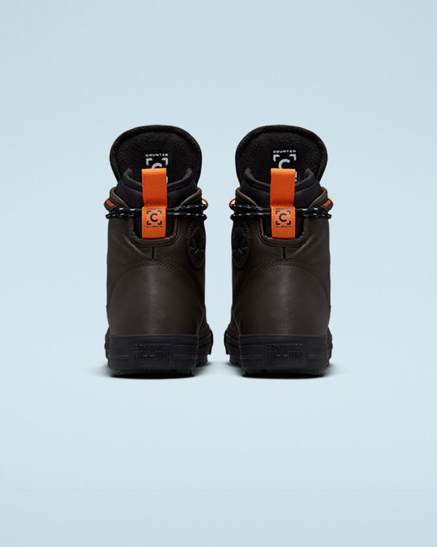 Converse Chuck Taylor All Star All Terrain Counter Climate Høye Vinterstøvler Herre Brune Brune | 627RUOLYE