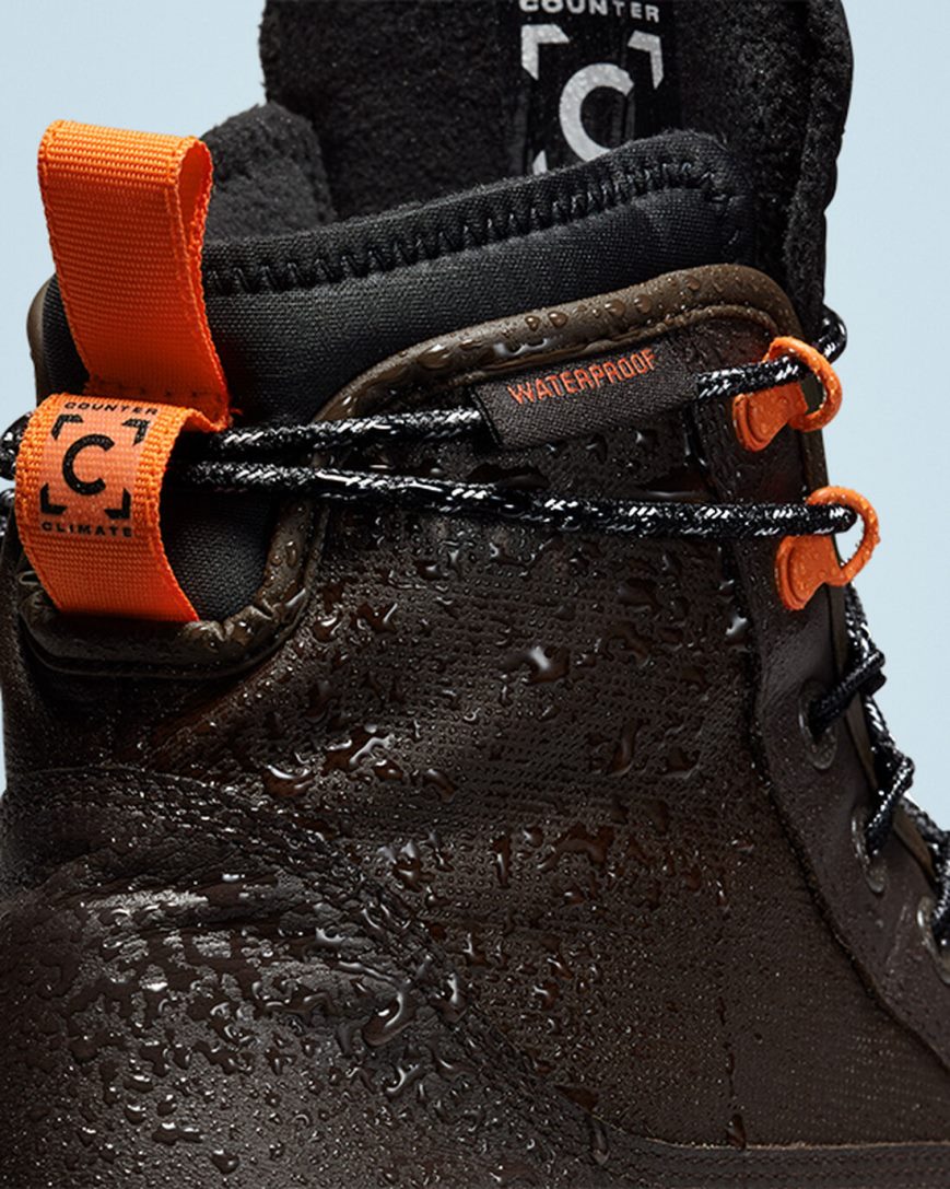 Converse Chuck Taylor All Star All Terrain Counter Climate Høye Vinterstøvler Herre Brune Brune | 627RUOLYE