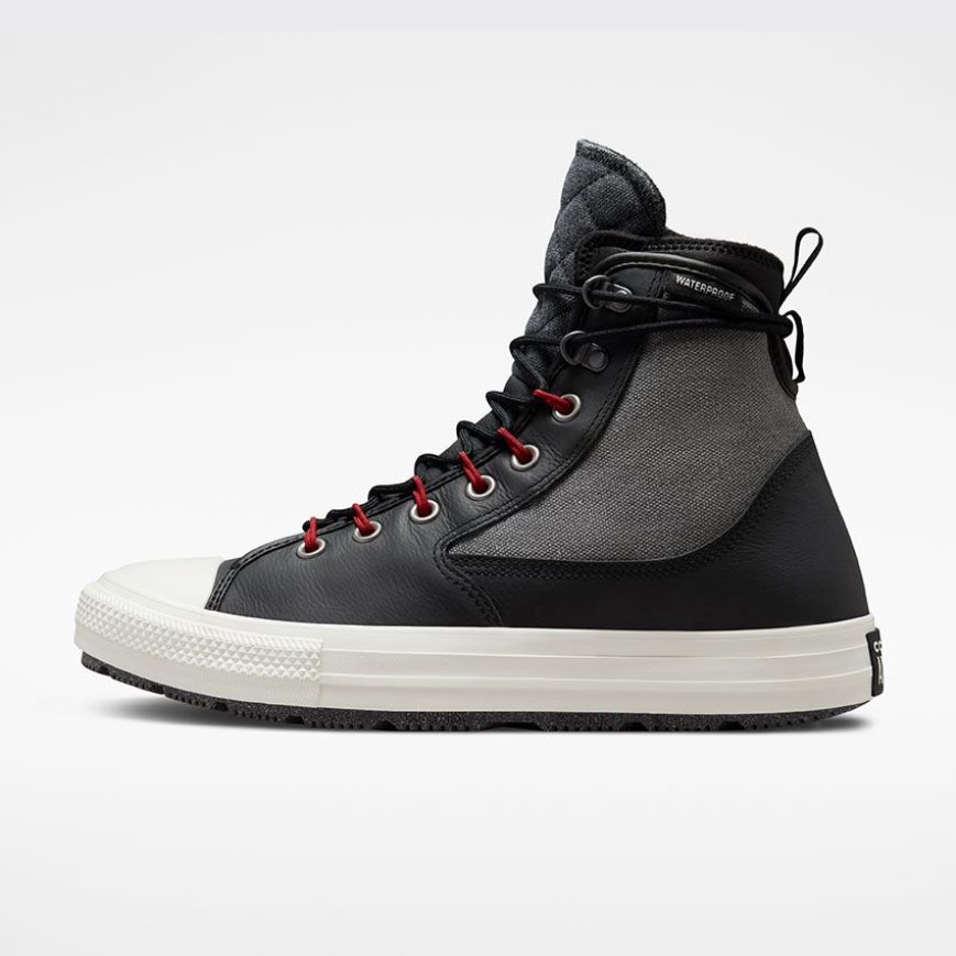Converse Chuck Taylor All Star All Terrain Høye Vinterstøvler Herre Grå Svarte | 716CFDPOV