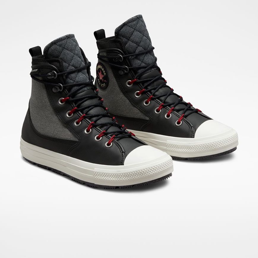Converse Chuck Taylor All Star All Terrain Høye Vinterstøvler Herre Grå Svarte | 716CFDPOV