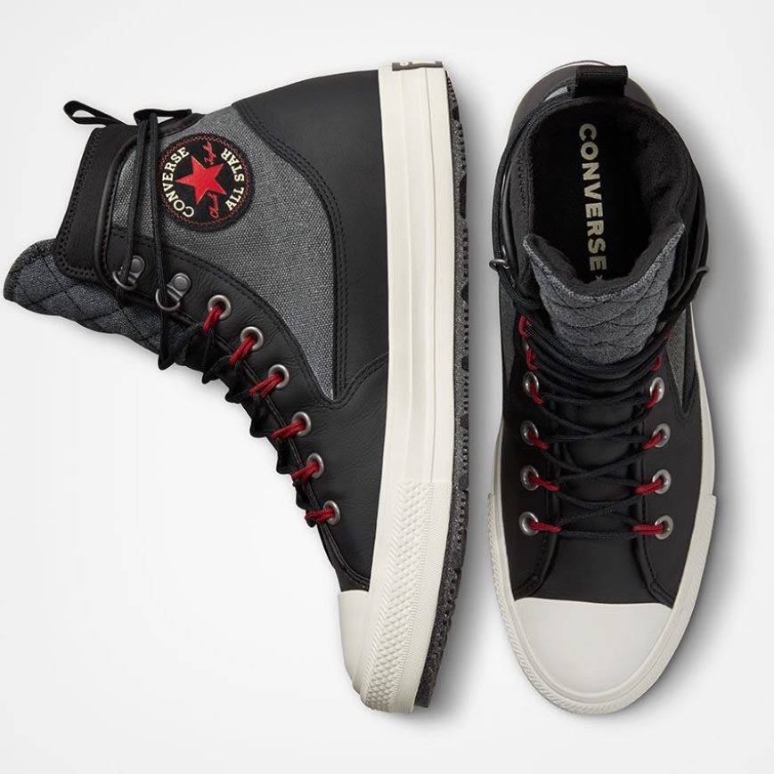 Converse Chuck Taylor All Star All Terrain Høye Vinterstøvler Herre Grå Svarte | 716CFDPOV