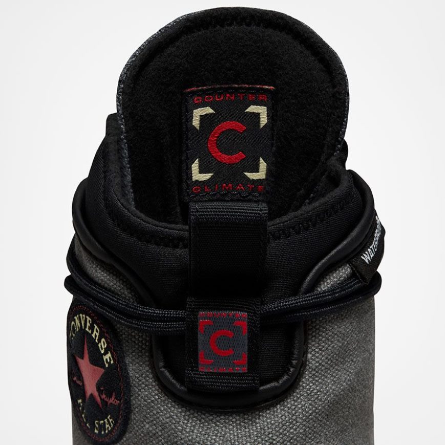 Converse Chuck Taylor All Star All Terrain Høye Vinterstøvler Herre Grå Svarte | 716CFDPOV