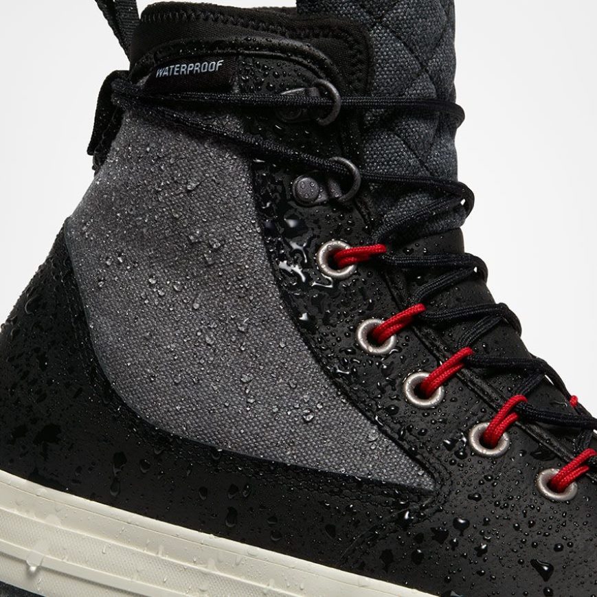 Converse Chuck Taylor All Star All Terrain Høye Vinterstøvler Herre Grå Svarte | 716CFDPOV