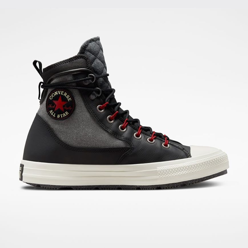 Converse Chuck Taylor All Star All Terrain Høye Vinterstøvler Herre Grå Svarte | 716CFDPOV