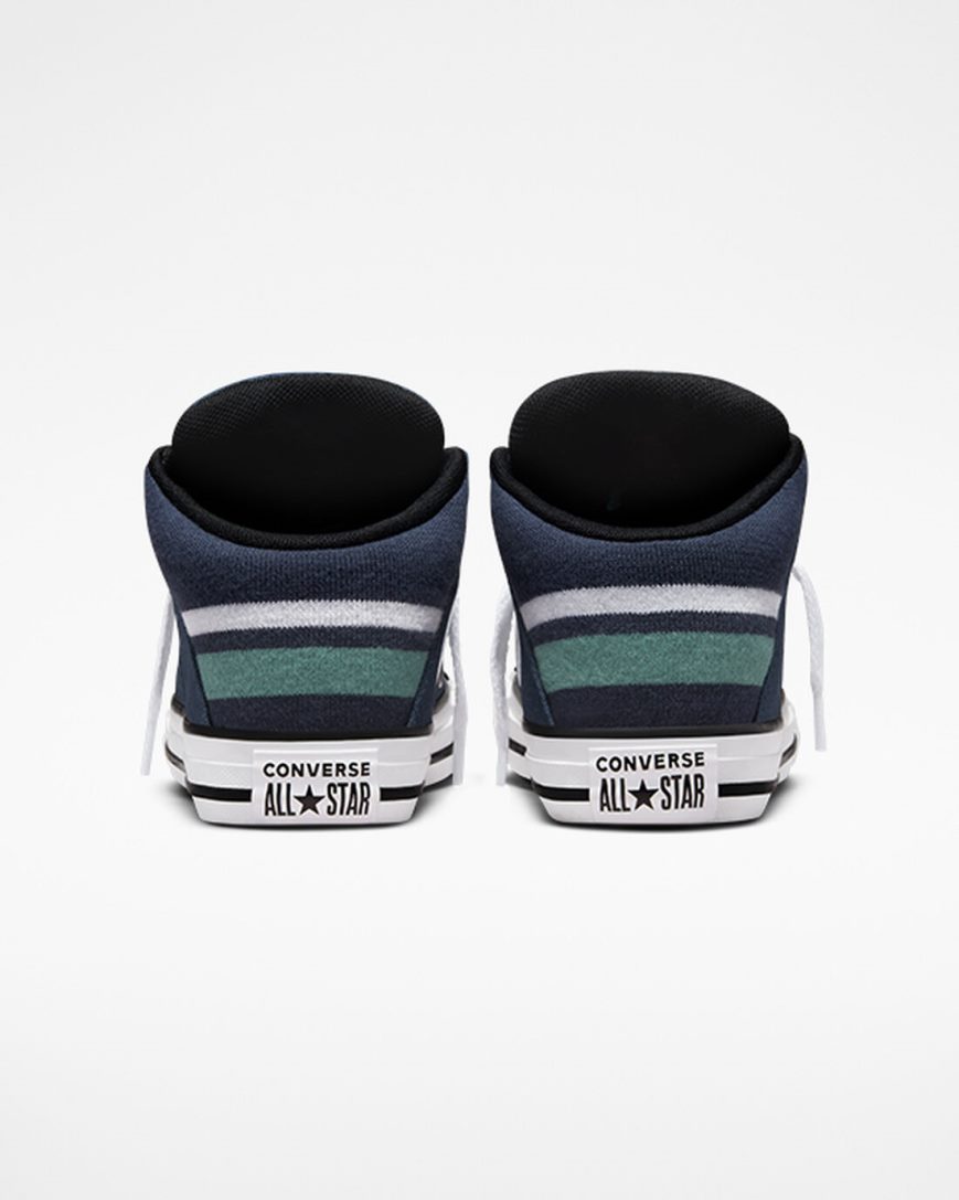 Converse Chuck Taylor All Star Axel Varsity Club Høye Sko Jente Marineblå Hvite | 830IPJWTX