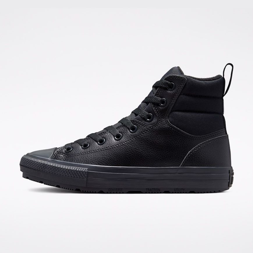 Converse Chuck Taylor All Star Berkshire Høye Vinterstøvler Dame Svarte Grå | 816NWKSYF