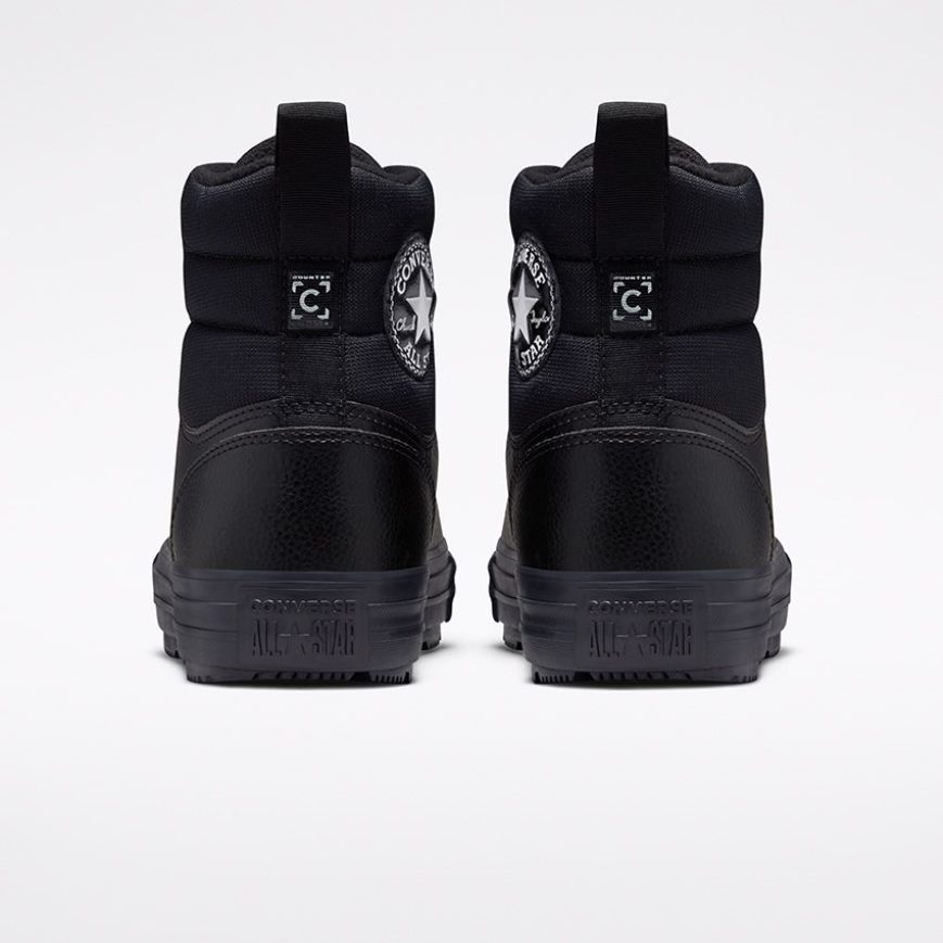 Converse Chuck Taylor All Star Berkshire Høye Vinterstøvler Dame Svarte Grå | 816NWKSYF