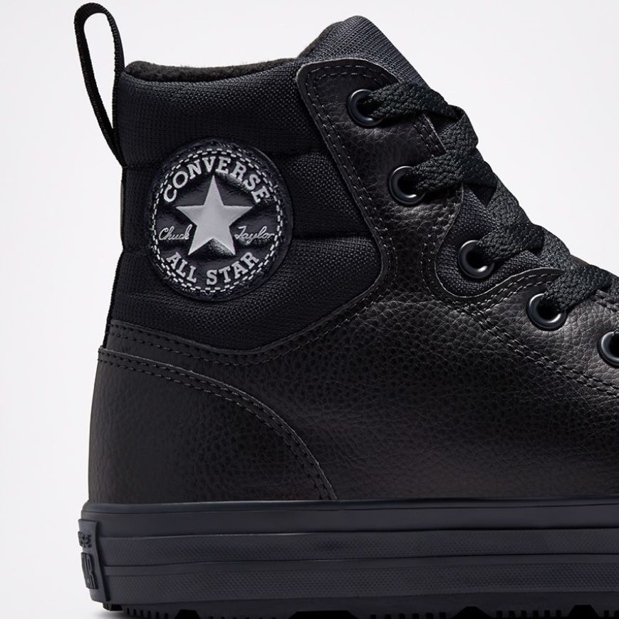 Converse Chuck Taylor All Star Berkshire Høye Vinterstøvler Dame Svarte Grå | 816NWKSYF