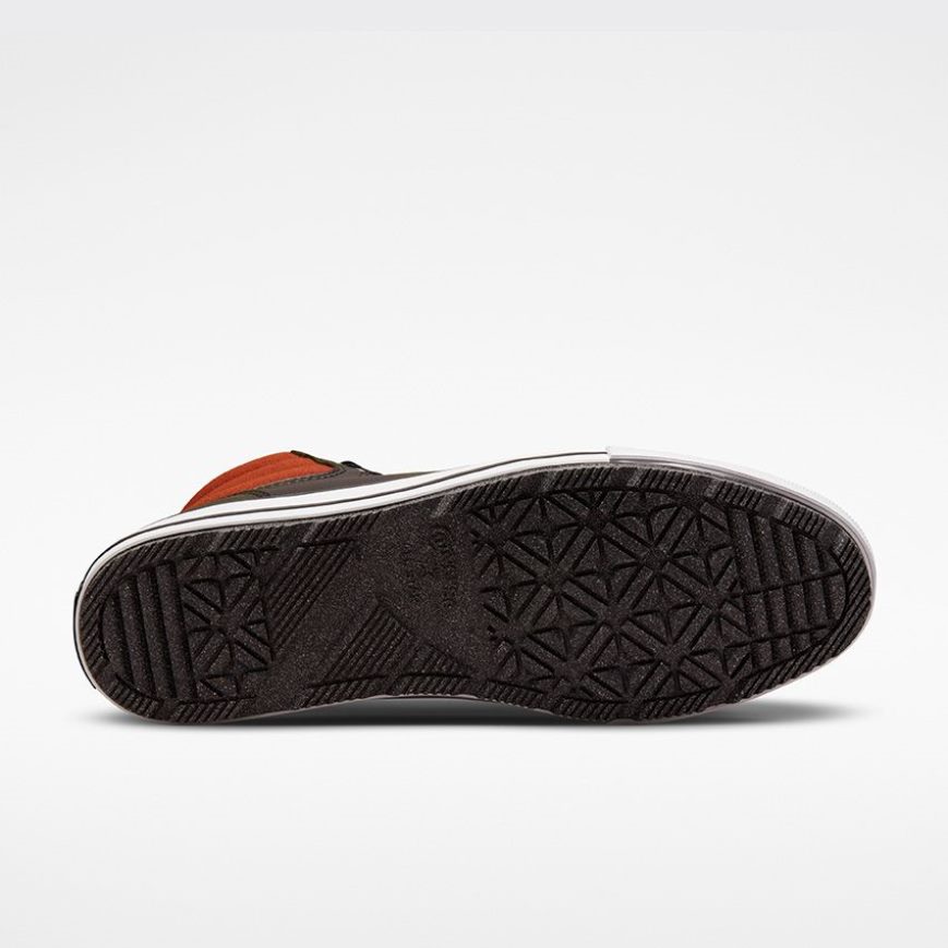 Converse Chuck Taylor All Star Berkshire Vann Resistant Høye Vinterstøvler Dame Brune Oransje Svarte | 871MHJFEA