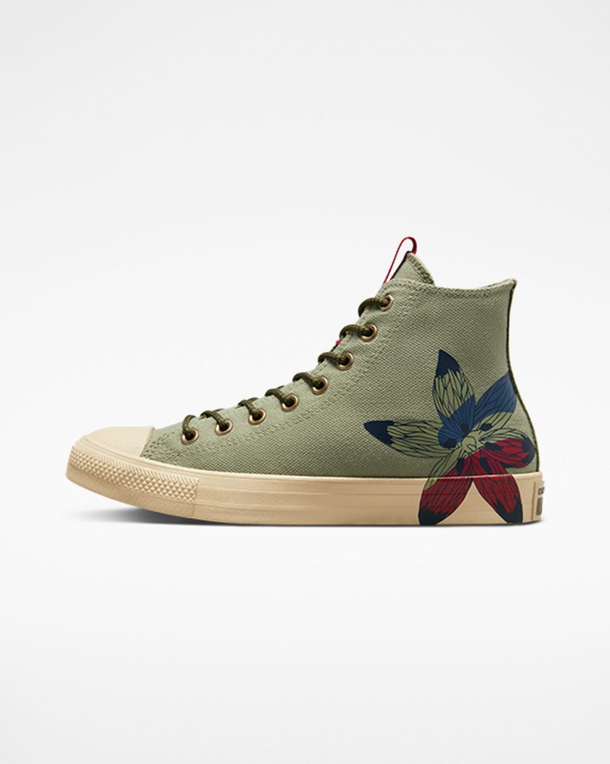 Converse Chuck Taylor All Star Black Joy Høye Sko Herre Olivengrønne | 802MTFDEX