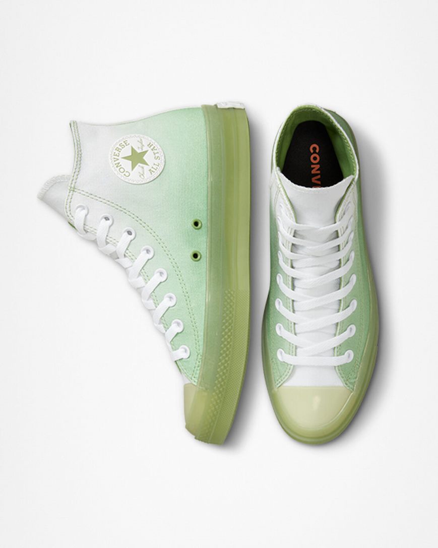 Converse Chuck Taylor All Star CX Gradient Høye Sko Dame Grønn Hvite Grønn | 872WYASFK