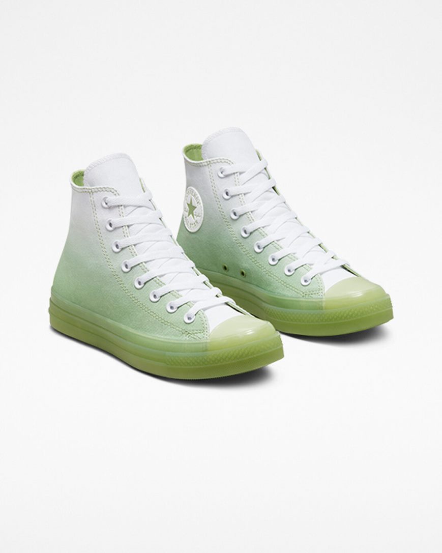 Converse Chuck Taylor All Star CX Gradient Høye Sko Dame Grønn Hvite Grønn | 872WYASFK