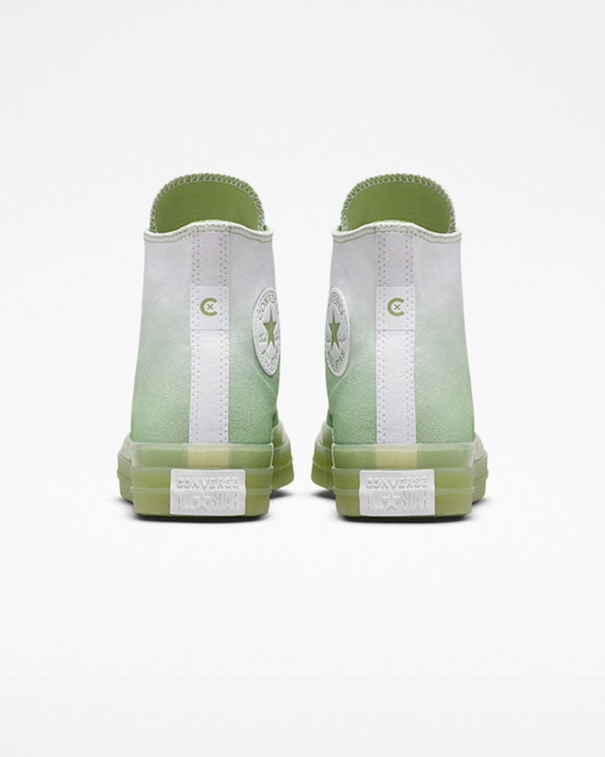 Converse Chuck Taylor All Star CX Gradient Høye Sko Dame Grønn Hvite Grønn | 872WYASFK