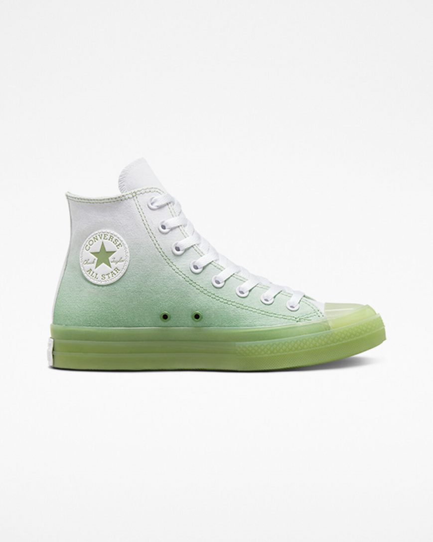 Converse Chuck Taylor All Star CX Gradient Høye Sko Dame Grønn Hvite Grønn | 872WYASFK
