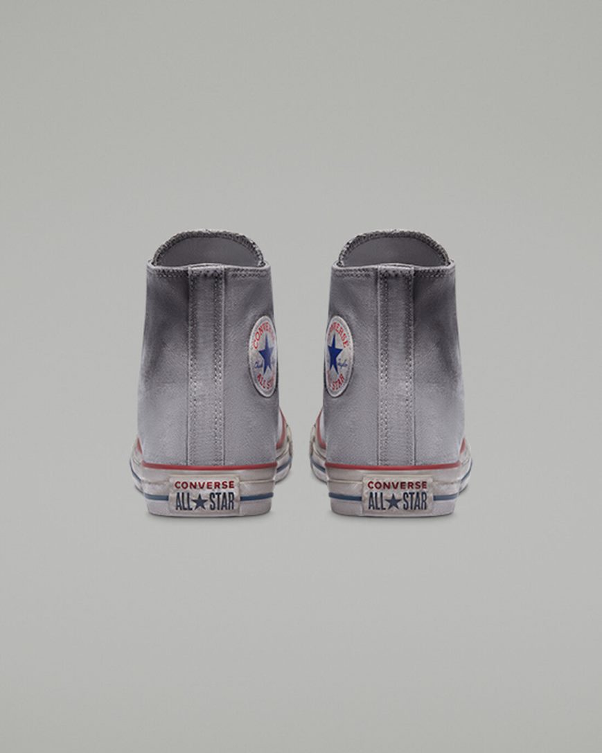 Converse Chuck Taylor All Star Canvas Smoke Høye Sko Dame Grå Hvite | 956VEDRZX