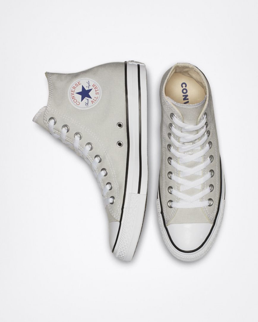 Converse Chuck Taylor All Star Classic Høye Sko Dame Lyse Grå | 017THCRUD