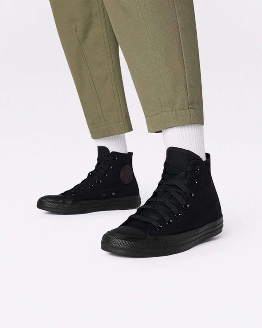 Converse Chuck Taylor All Star Classic Høye Sko Dame Svarte | 035AMCFLX