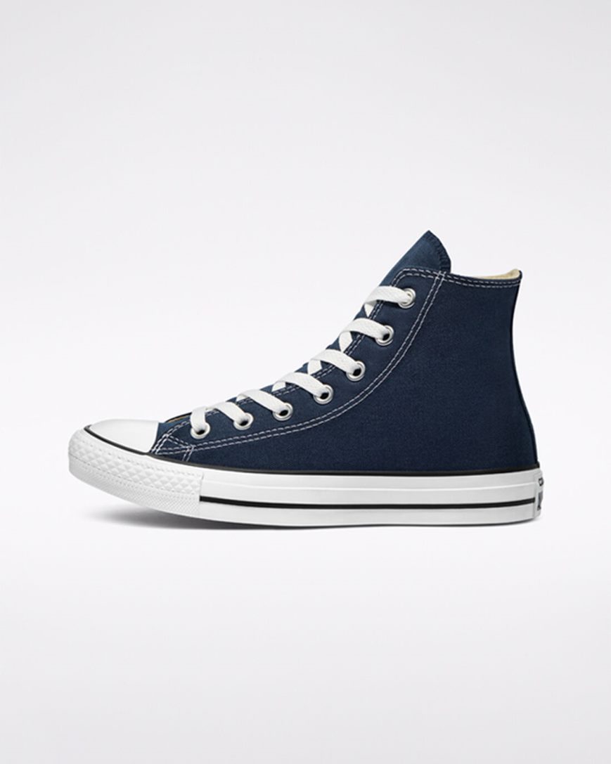 Converse Chuck Taylor All Star Classic Høye Sko Dame Marineblå | 063STEAFB
