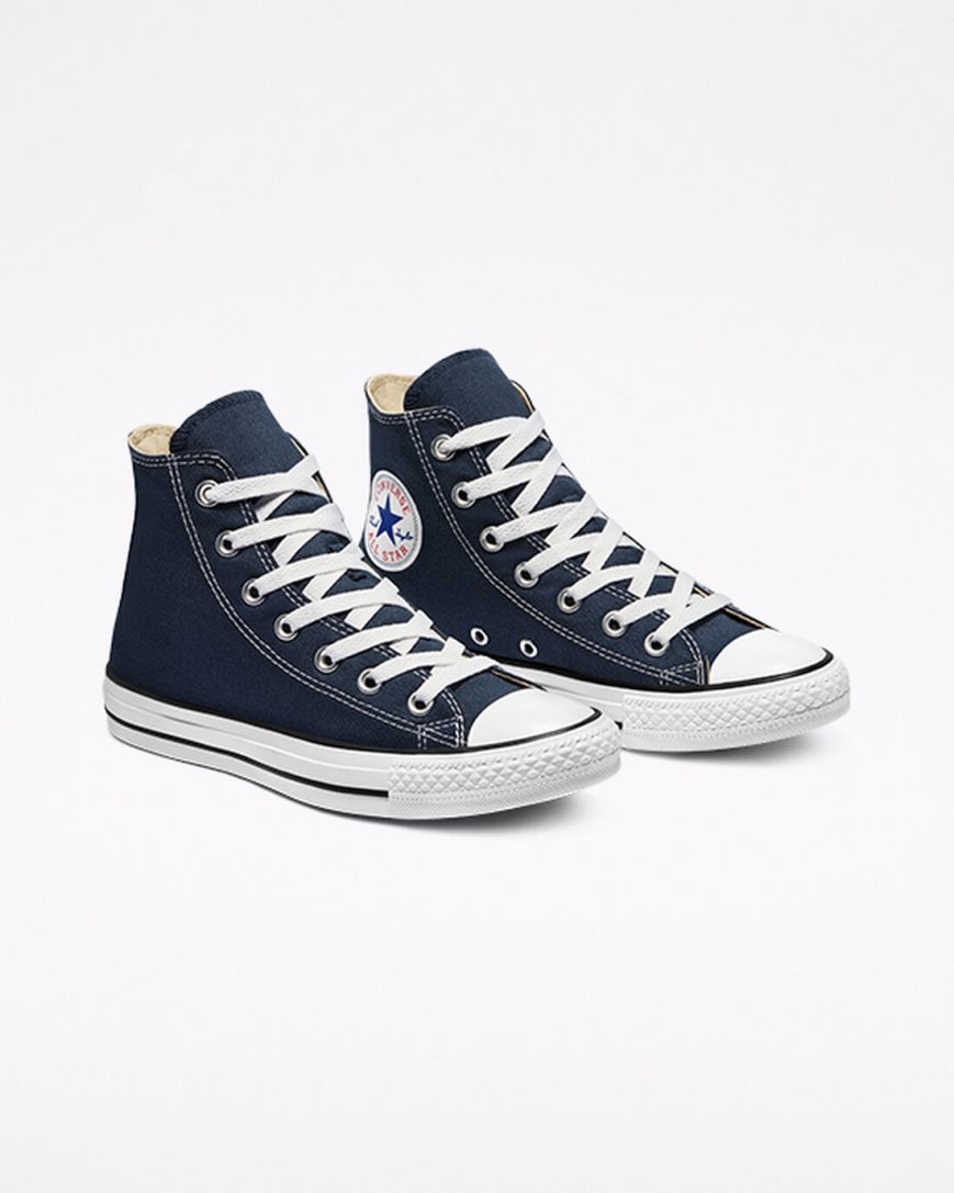 Converse Chuck Taylor All Star Classic Høye Sko Dame Marineblå | 063STEAFB