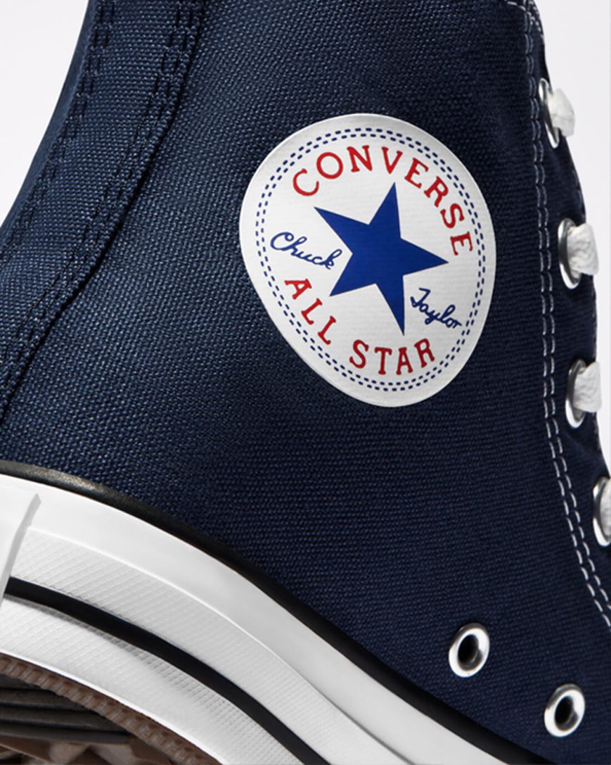 Converse Chuck Taylor All Star Classic Høye Sko Dame Marineblå | 063STEAFB