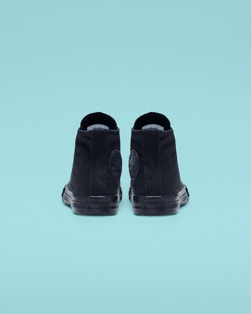 Converse Chuck Taylor All Star Classic Høye Sko Gutt Svarte | 185IONDKE