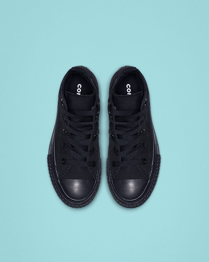 Converse Chuck Taylor All Star Classic Høye Sko Gutt Svarte | 185IONDKE