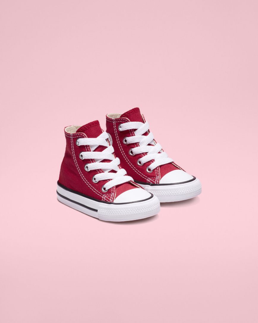 Converse Chuck Taylor All Star Classic Høye Sko Gutt Rød | 186DHNBFC