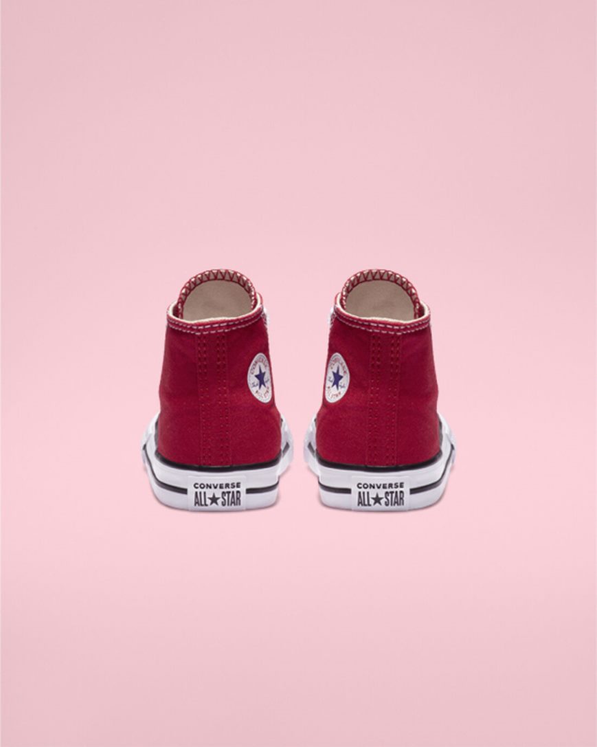 Converse Chuck Taylor All Star Classic Høye Sko Gutt Rød | 186DHNBFC
