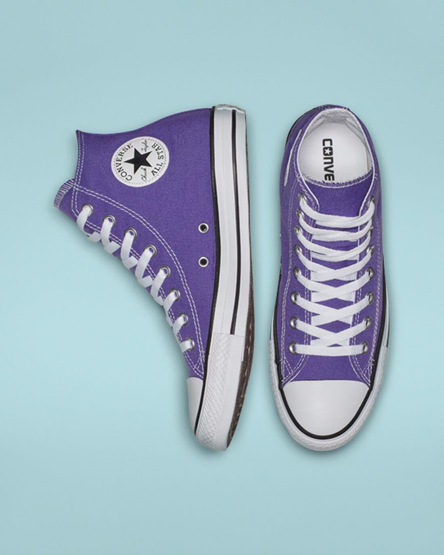 Converse Chuck Taylor All Star Classic Høye Sko Herre Lilla | 203LOFJVG