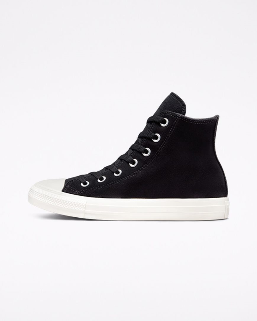 Converse Chuck Taylor All Star Classic Høye Sko Dame Svarte Hvite | 205OJPCQG