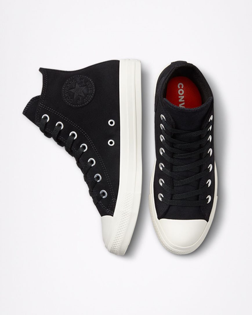 Converse Chuck Taylor All Star Classic Høye Sko Dame Svarte Hvite | 205OJPCQG