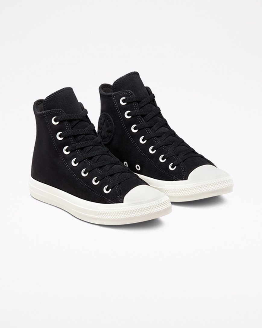 Converse Chuck Taylor All Star Classic Høye Sko Dame Svarte Hvite | 205OJPCQG