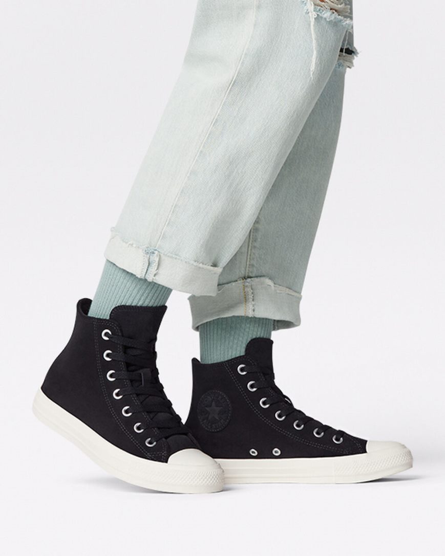 Converse Chuck Taylor All Star Classic Høye Sko Dame Svarte Hvite | 205OJPCQG