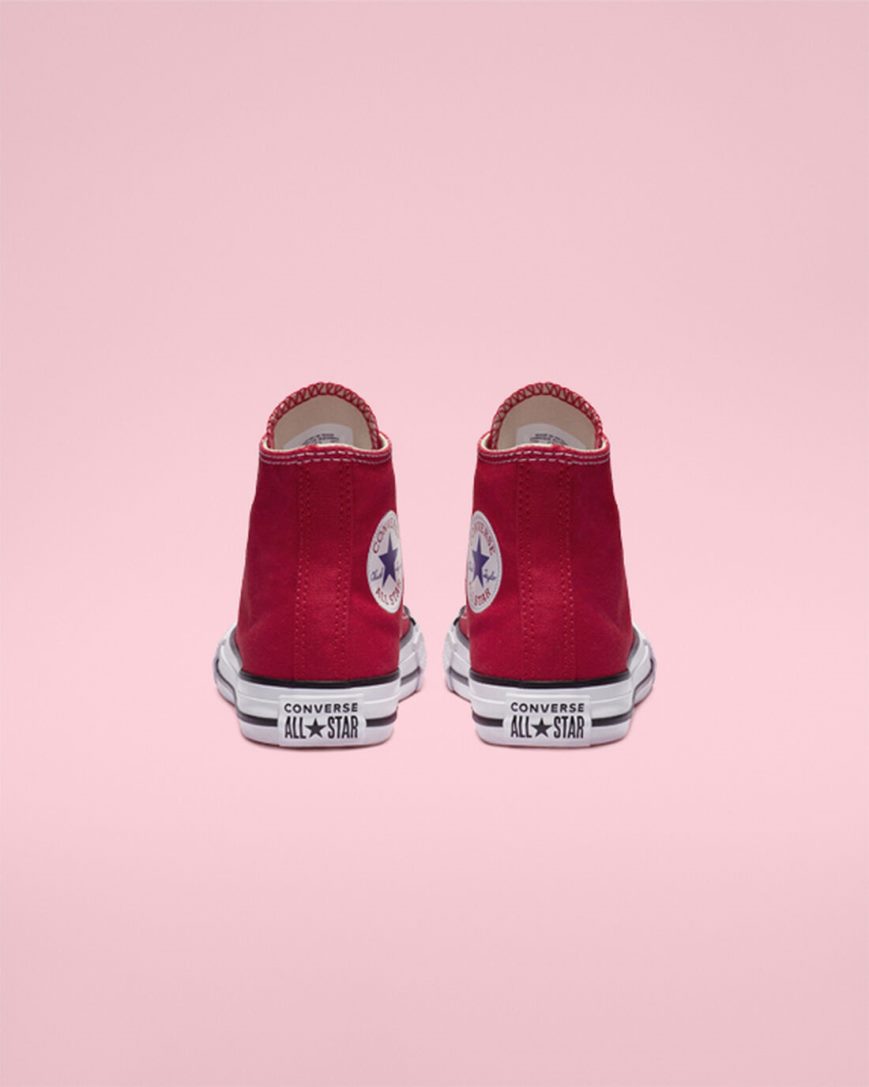 Converse Chuck Taylor All Star Classic Høye Sko Gutt Rød | 356ZXTWHG