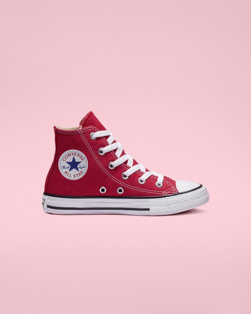 Converse Chuck Taylor All Star Classic Høye Sko Jente Rød | 416CTUMGF