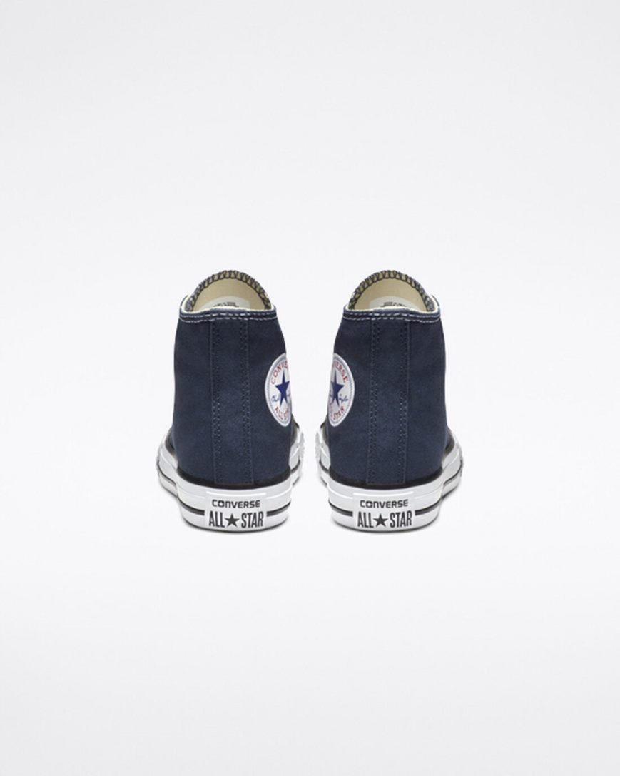 Converse Chuck Taylor All Star Classic Høye Sko Jente Marineblå | 493VRABDY