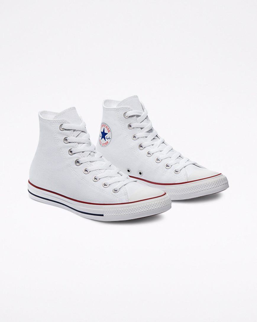 Converse Chuck Taylor All Star Classic Høye Sko Herre Hvite | 527QBKCYM