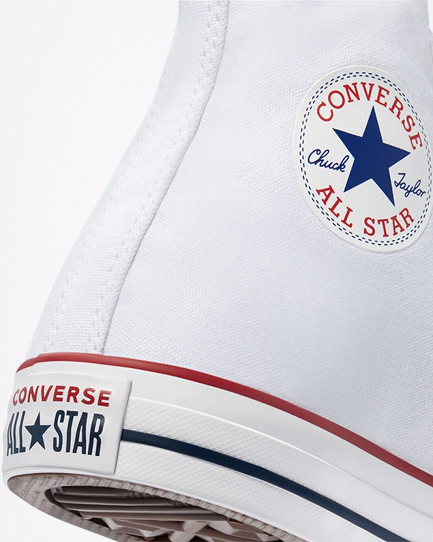 Converse Chuck Taylor All Star Classic Høye Sko Herre Hvite | 527QBKCYM