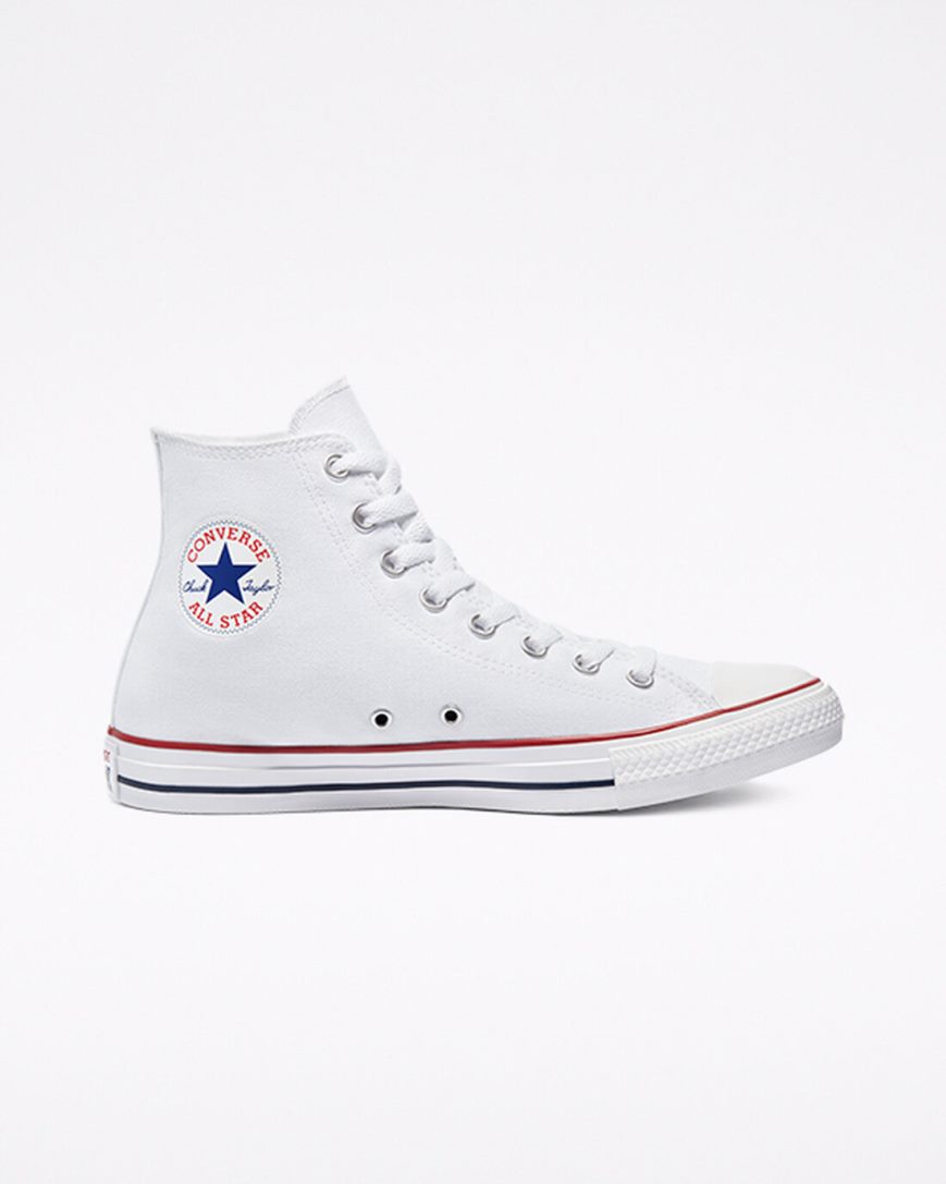 Converse Chuck Taylor All Star Classic Høye Sko Herre Hvite | 527QBKCYM