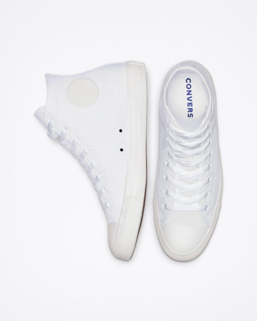 Converse Chuck Taylor All Star Classic Høye Sko Herre Hvite | 637OJMSZP